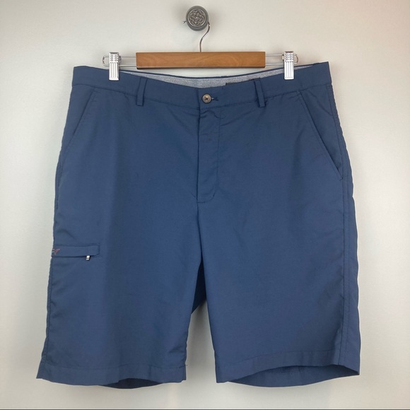 Greg Norman Navy Everbest Golf Shorts 